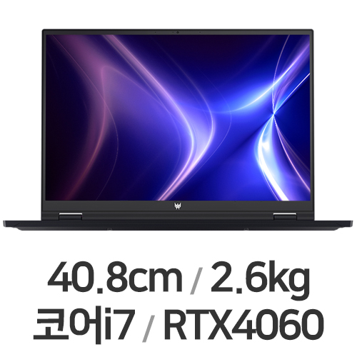 에이서 프레데터 Helios 16 PH16-71 4060 (SSD 512GB)