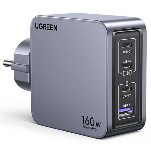 UGREEN �ؼҵ� ���� PD PPS 160W 4��Ʈ GaN ������ X763