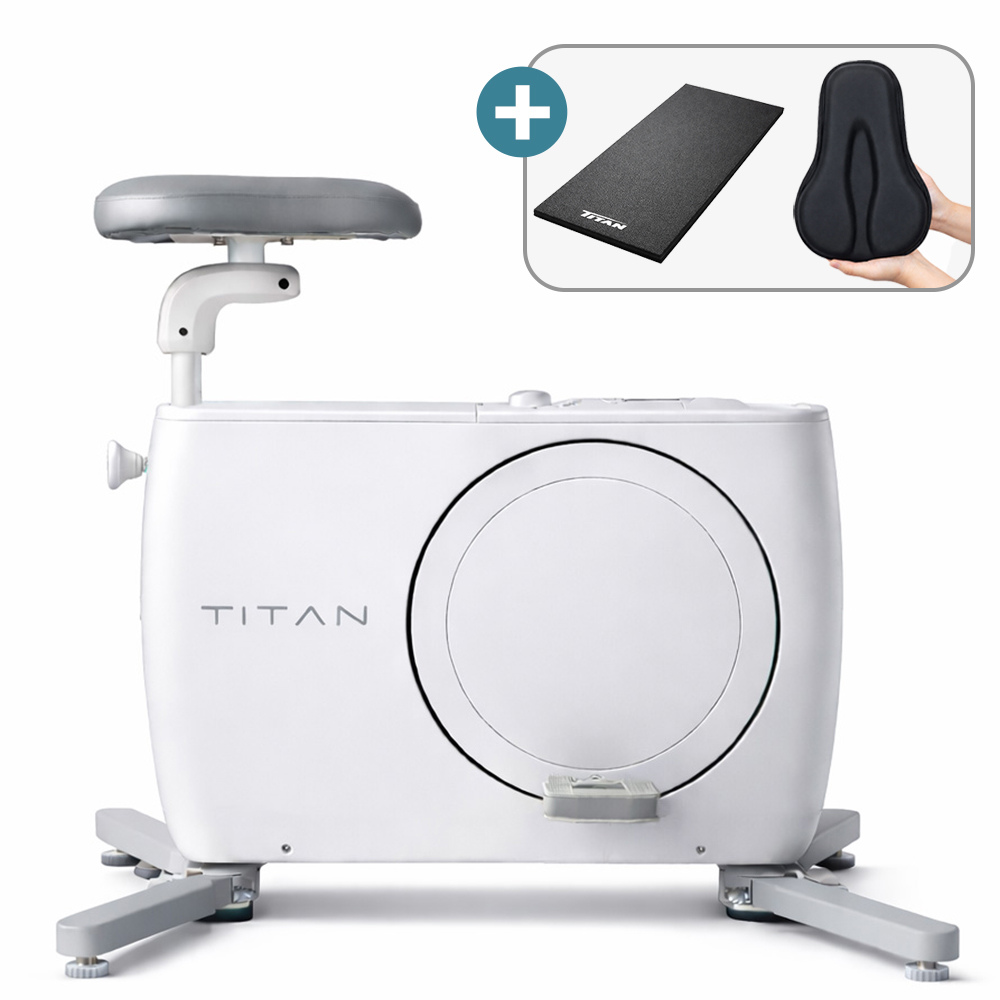 조이스포츠 타이탄 3세대 제로바이크 + 대형매트 + 안장커버세트_이미지