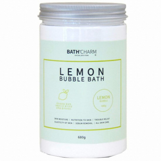 남일통상 바스참 레몬 내추럴 아로마 버블바스 680g (1개)