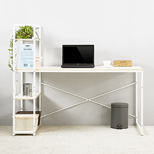 일루일루 화이트 마틴 h형 입식책상 (1400x600)_이미지