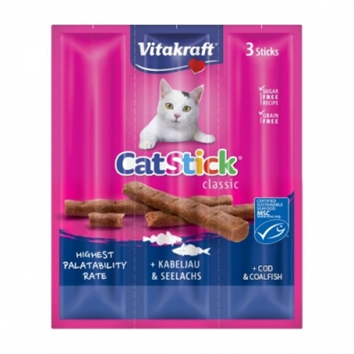 비타크래프트 캣스틱 대구&코어피쉬 18g (6g x 3p) (1개)_이미지