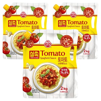 오뚜기 실쏙 토마토 스파게티소스 2kg (3개)_이미지