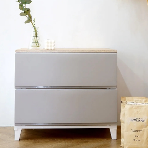 보노하우스 세라비 우드상판 와이드형 2단 서랍장_이미지