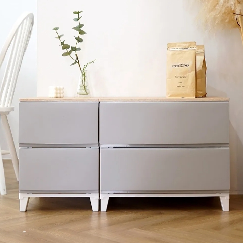 보노하우스 세라비 우드상판 와이드형 2단 서랍장_이미지