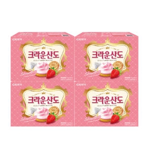 크라운제과 산도 딸기크림치즈 323g (4개)_이미지