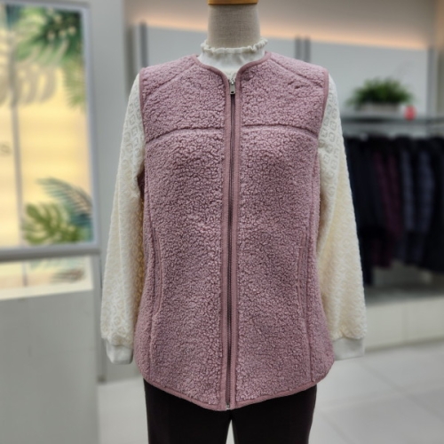 패션그룹형지 크로커다일레이디 CLCWPF901PI/베이직플리스조끼