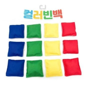 이레 스포츠 CJ 컬러 빈백 1세트 12개입 IR-CJCLBB12
