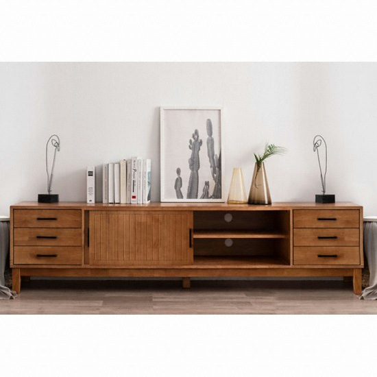 헤이미쉬홈 헤나 북유럽 원목 거실장 2000_이미지