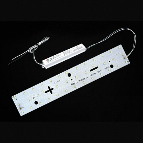 비스코  LG이노텍 LED 주방 욕실용 모듈 주광색 18W