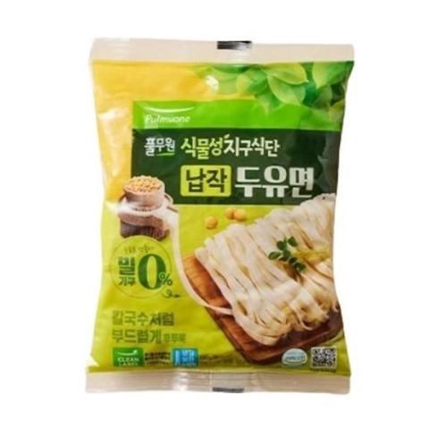풀무원 식물성지구식단 납작 두유면 150g (1개)_이미지