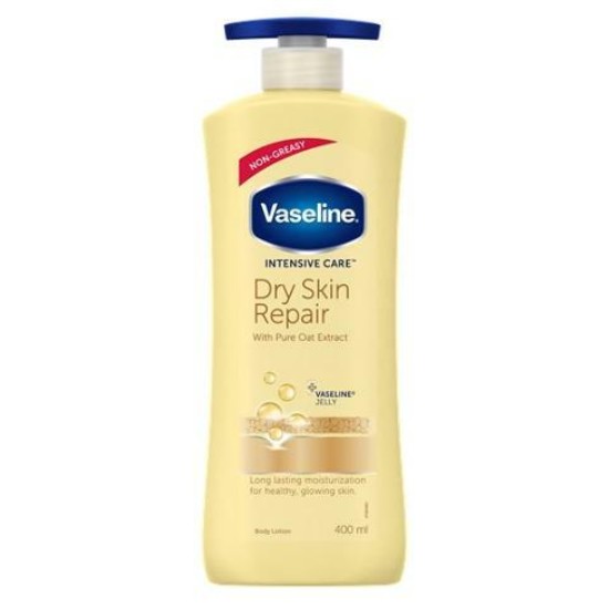 바세린 인텐시브 케어 드라이 스킨 리페어 바디로션 400ml (3개)_이미지