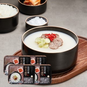 한우곰탕 1kgx4팩 총 4kg 한우사골 고기포함 4개 1kg