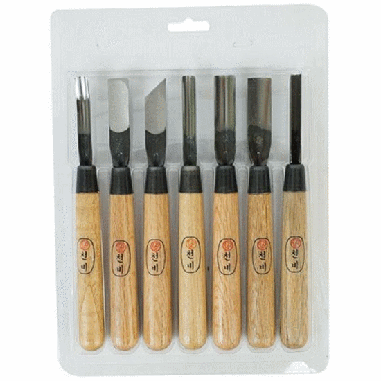 천비 조각도 세트 브리스터케이스 (7pcs)_이미지