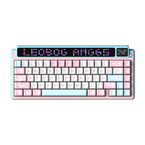 LEOBOG AMG65 유무선 기계식 핑크 냥 (세이야축)_이미지