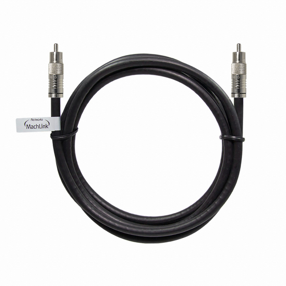 마하링크 RCA to RCA 5C 동축 케이블 고급형 블랙 (MLZ-CC150, 15m)_이미지