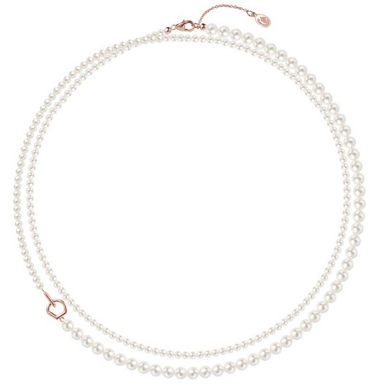 로즈몽 여성 SILVER 진주 목걸이 라플레쉬_RA0126