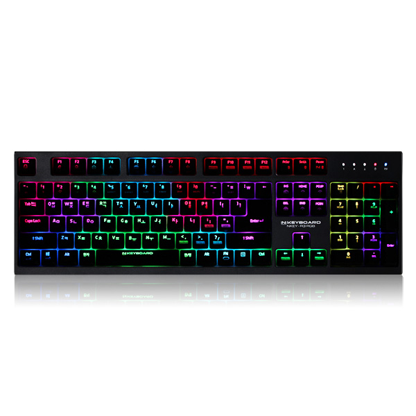 스카이디지탈 NKEYBOARD NKEY-R3 RGB (블랙, 청축)_이미지