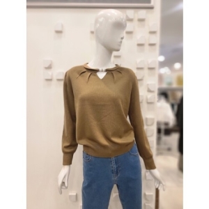  에이렌 ayren 앤디앤카렌 진주 셔링 니트 RM5KN221