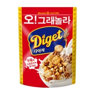 오리온 마켓오 오그래놀라 <b>다이제</b> 250g