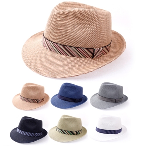 찬스 찬스 브랜드 고급 페도라 가을 성심 남자 여자 중절모 모자OM-B3022_이미지