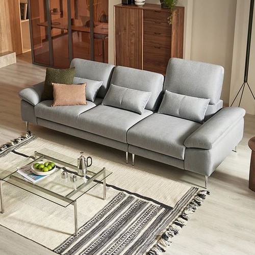 자코모 데니아 하이 기능성 젠위브 패브릭 소파 3.5인용 (스툴별도)