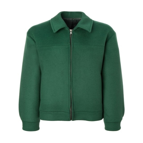 LF 헤지스 WHJU4D505E2 스테디셀러 그린 울캐시미어혼방 집업 점퍼