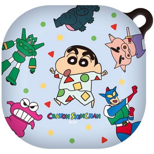코쿼드 갤럭시 <b>버즈</b>2 프로 짱구 와글와글 하드 케이스