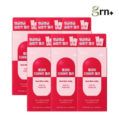 GRN 빨강이 다이어트 젤리 20g 14포 (6개)_이미지