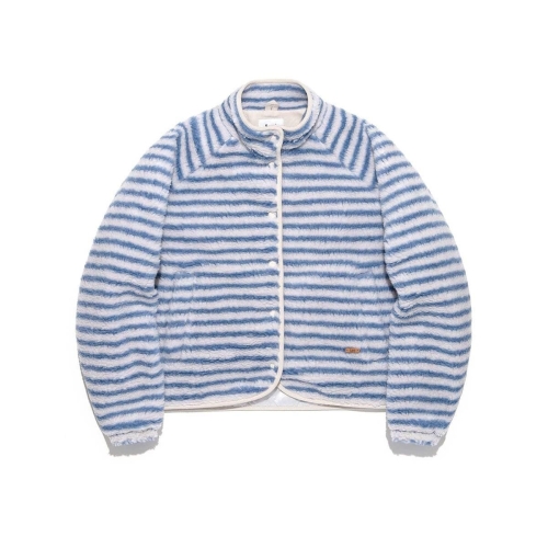 LEE 우먼 플리스 자켓 스트라이프 LE2503JK60SR_이미지