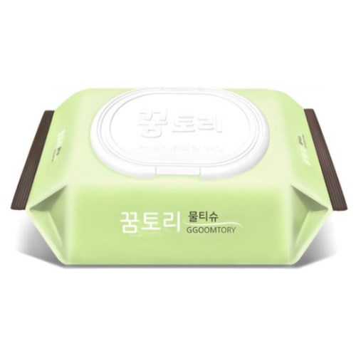 드림제지 꿈토리 뉴 가득찬 챔프 물티슈 캡형 100매 (20팩)