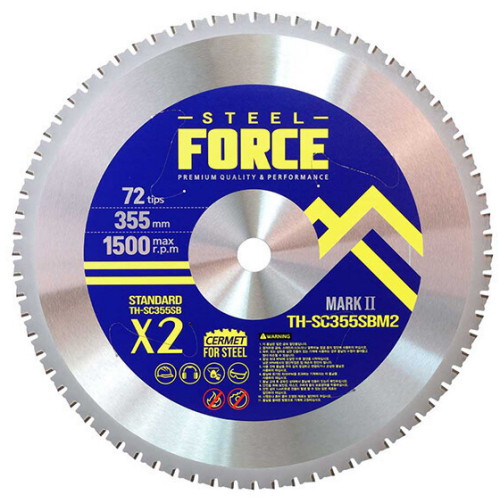 스틸포스 14인치 마크2 절단기날 TH-SC355SBM2