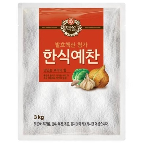 백설 한식예찬 3kg (4개)_이미지