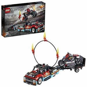 테크닉 스턴트 쇼 트럭과 바이크 42106