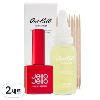 젤로젤로 필오프베이스젤 10ml+ 전용 원킬리무버 30ml 세트 (2개)_이미지