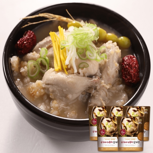 차오름푸드 구가네 누룽지삼계탕 1kg (5개)_이미지