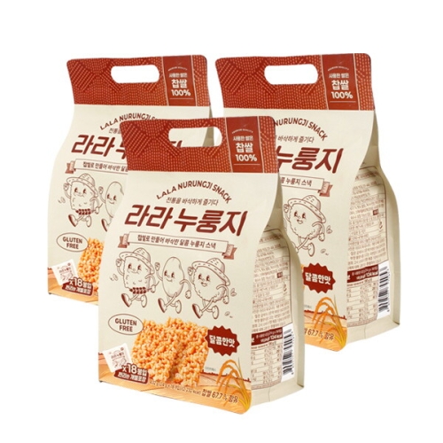 너츠스토리 라라 누룽지스낵 432g [3개]