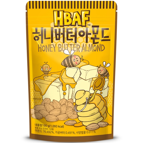 허니버터 아몬드 190g 1개