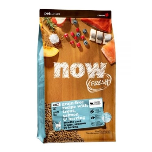 펫큐리언 나우(NOW) 캣 프레쉬 그레인프리 피쉬 어덜트 7.2kg (1개)