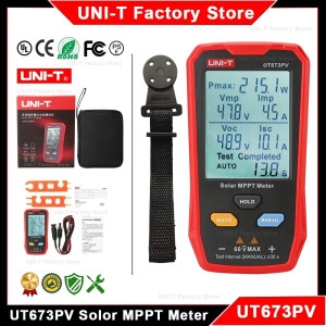 유니  T UT673PV 광전지 태양 트래커 최대 전력 테스터 광전지 패널 트래커 Pmax Vmp Lmp Voc LSC 멀티 테스