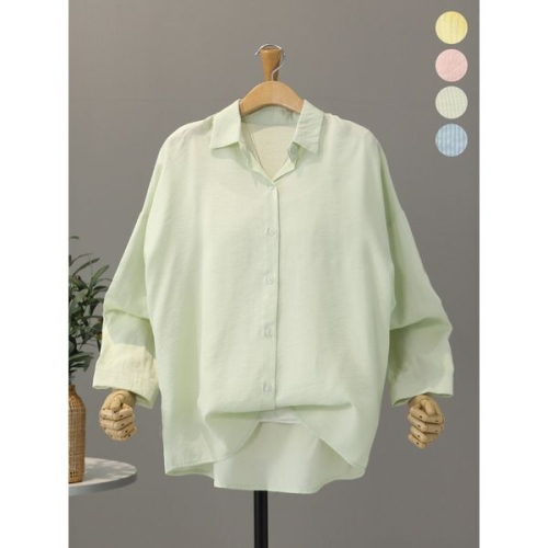 모노시크 마시안 잔줄 스트라이프 데일리 셔츠_MNBS651_이미지