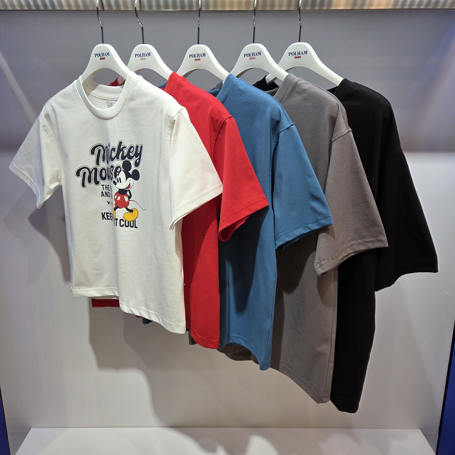 폴햄키즈 NC 구로점 공용 디즈니 아이차 루즈핏 반팔티셔츠5color G-2TS3220