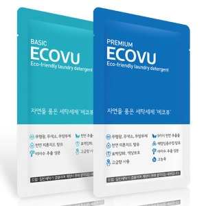 에코뷰 일회용 간편 세탁 세제 프리미엄 100개 3kg