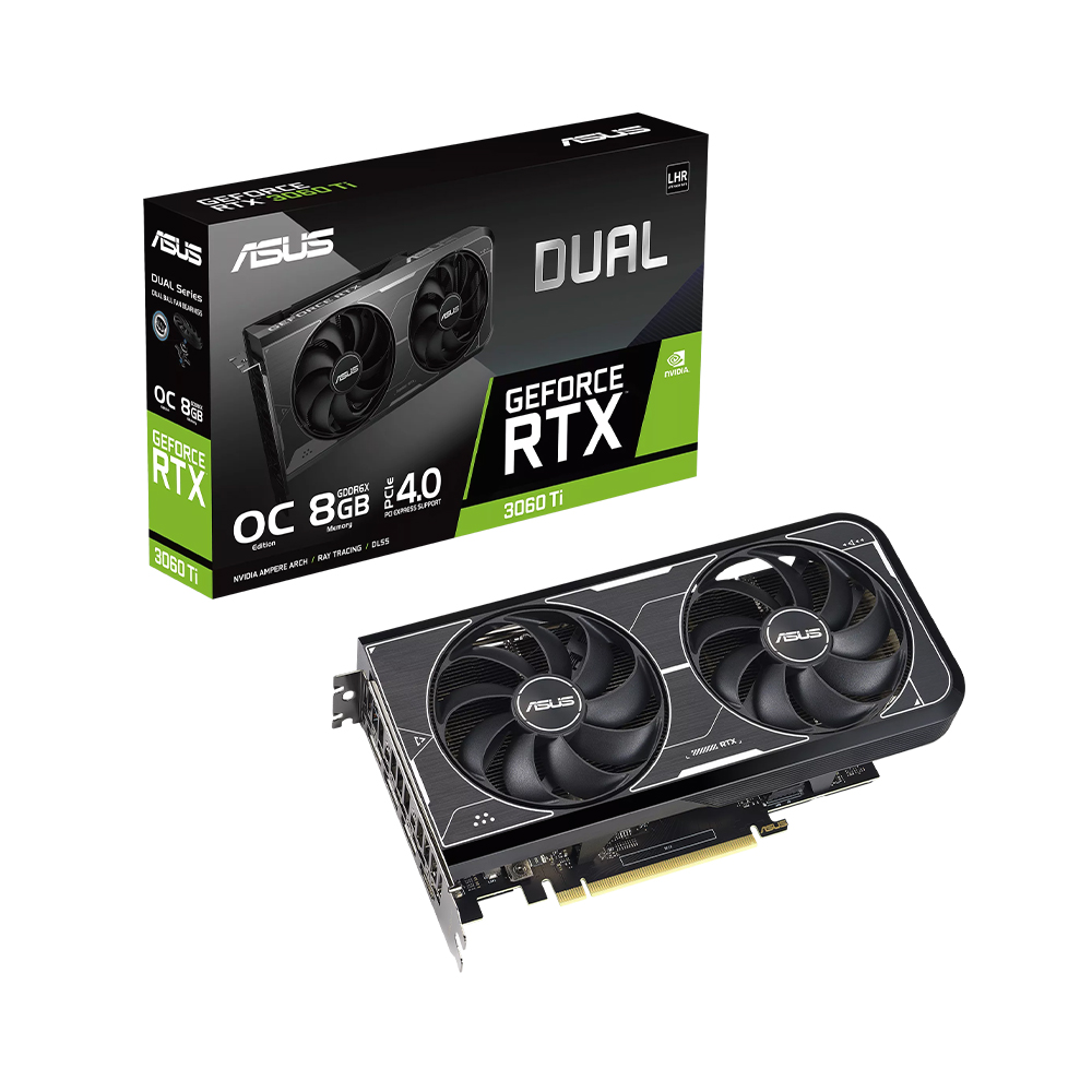 ASUS DUAL 지포스 RTX 3060 Ti O8G OC D6X 8GB