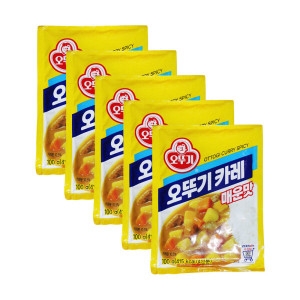 오뚜기  카레 약간 매운맛 100g[5개]