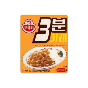 오뚜기 3분 레트로카레 약간매운맛 200g (3개)_이미지