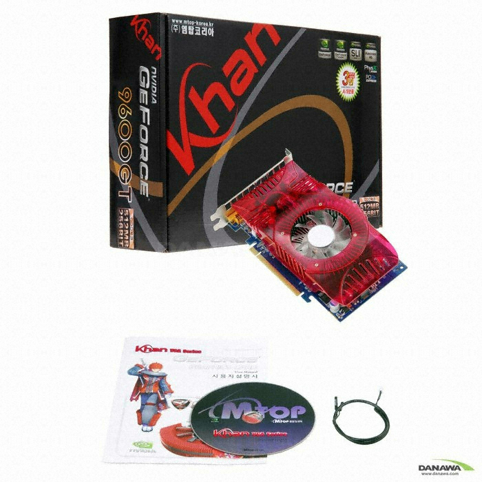 엠탑코리아 Khan 지포스 9600GT HDMI D3 512MB_이미지