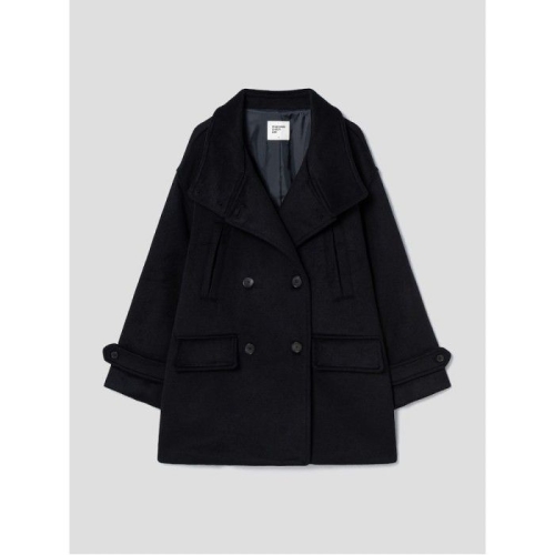 삼성물산 에잇세컨즈 오버핏 피코트 네이비 355Y30LY2R_이미지