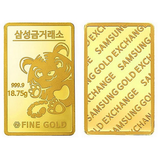 삼성금거래소 임인년 황금 임랑이 골드바 18.75g이미지입니다. 누르면 해당 게시물로 새창이동합니다.