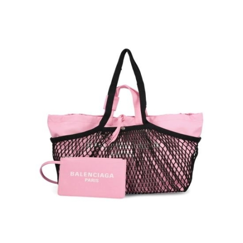  발렌시아가 토트백 7918092AA465869 AI24 PINK BLACK L WHITE